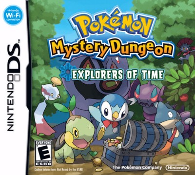 Pokemon Mystery Dungeon Explorers of Time Cover Art