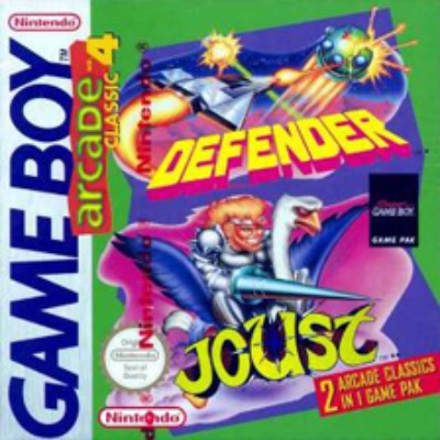 Arcade Classics #4: Defender, Joust Cover Art