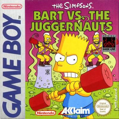 Simpsons: Bart vs. the Juggernauts Cover Art