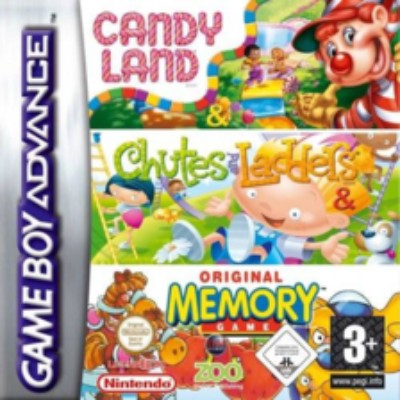 Candy Land & Chutes and Ladders & Memory Cover Art
