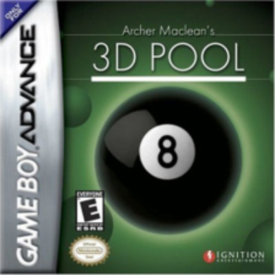 Archer Maclean's 3D Pool Cover Art
