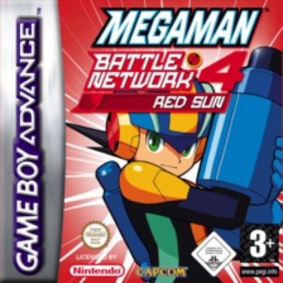 Mega Man Battle Network 4: Red Sun Cover Art