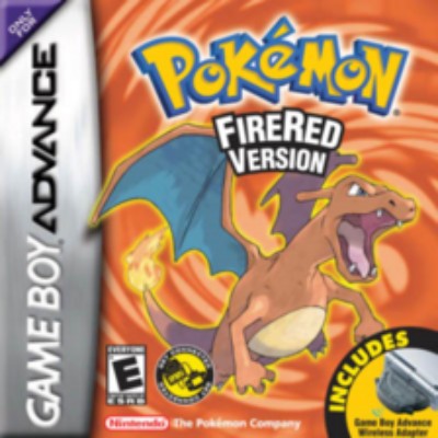 Pokemon Fire Red Cover Art