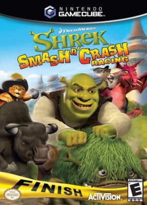 Shrek Smash n' Crash Racing Cover Art