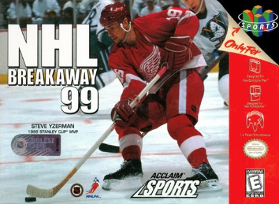 NHL Breakaway 99 Cover Art