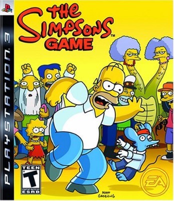 Simpsons Game Cover Art