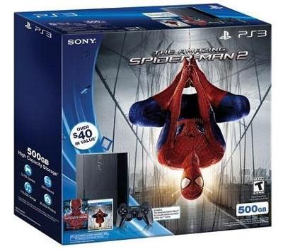 Sony Playstation 3 [500 GB] [The Amazing Spider Man 2 Bundle] Cover Art