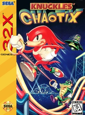 Knuckles Chaotix Cover Art