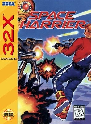 Space Harrier Cover Art