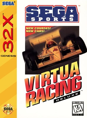 Virtua Racing Deluxe Cover Art