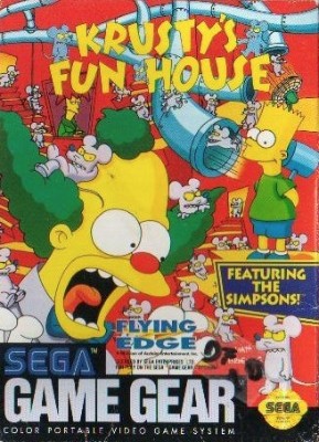 Krusty's Fun House Cover Art
