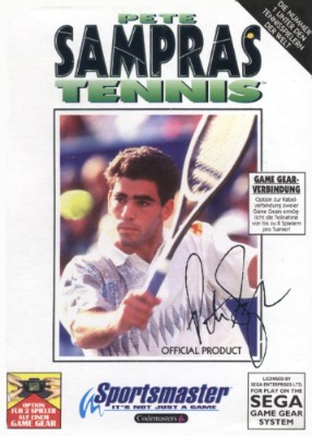Pete Sampras Tennis Cover Art