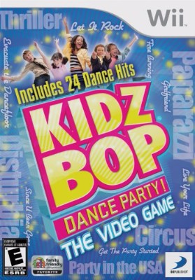 Kidz Bop Dance Party! The Video Game Cover Art